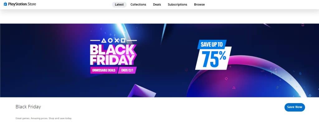 PlayStation Black Friday deals