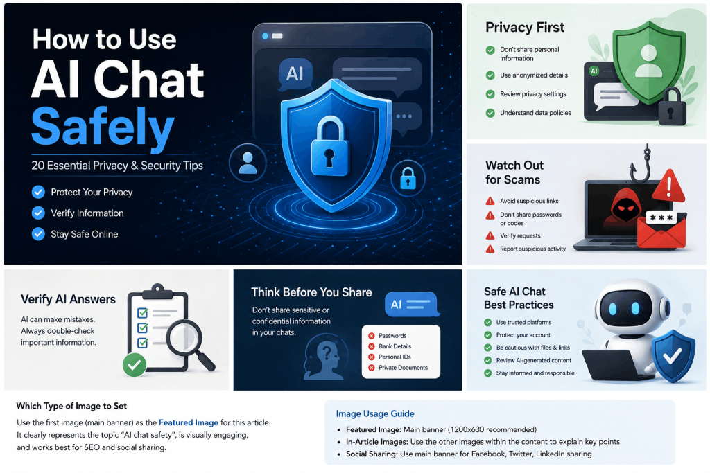 How to use AI chat safely with privacy and security protection