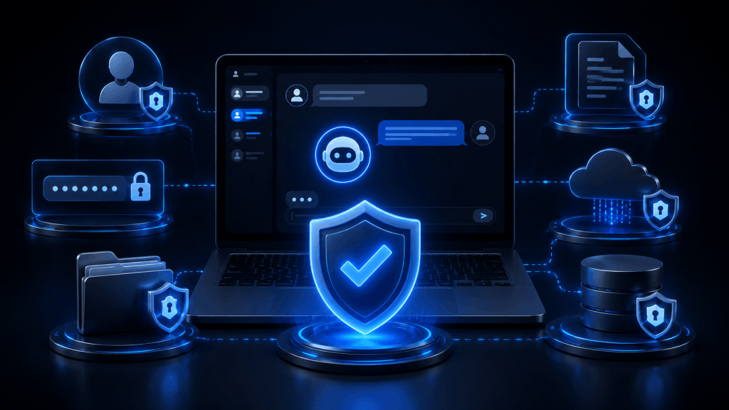 Safe AI chat best practices for protecting accounts, files and personal data